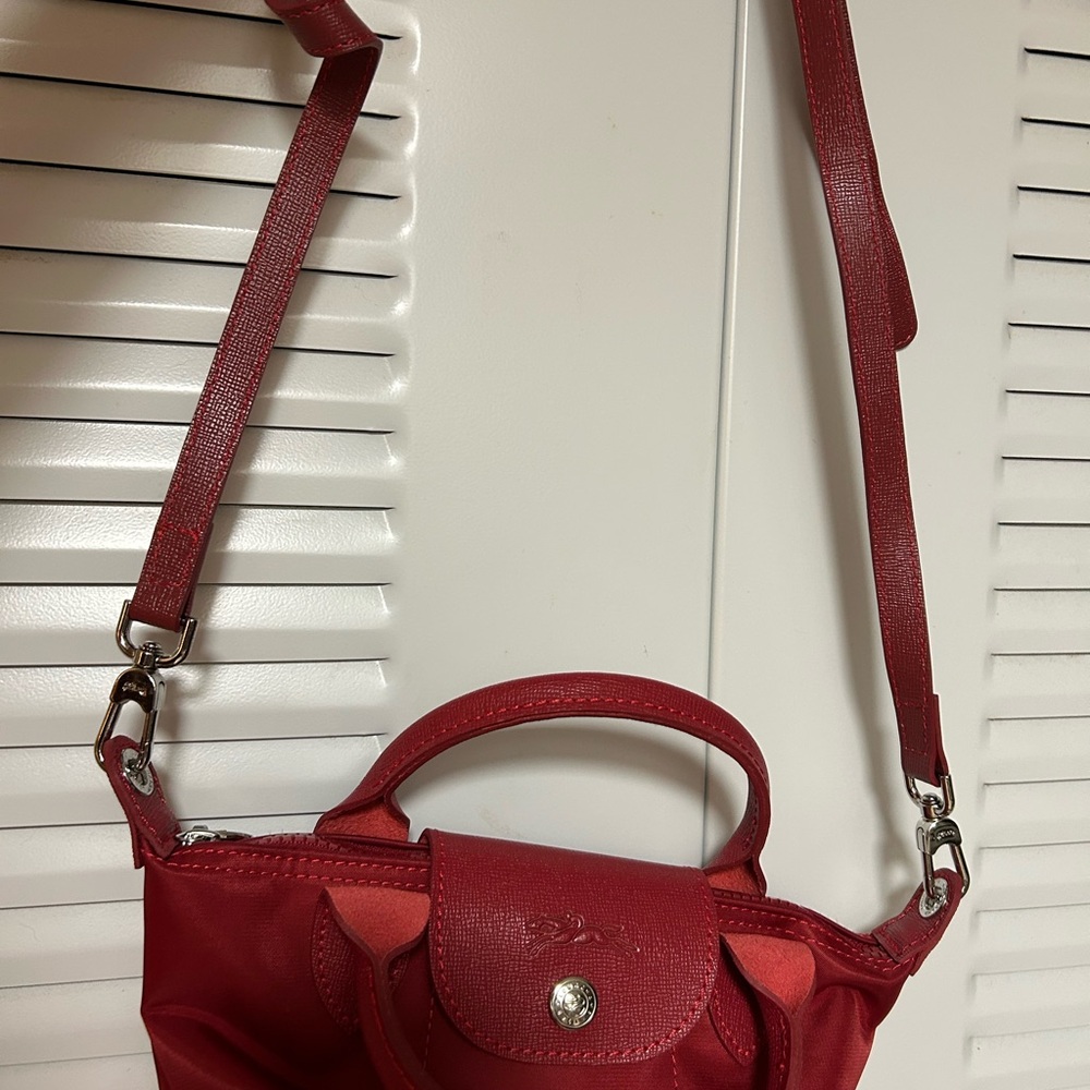 Longchamp Red Crossbody Bag